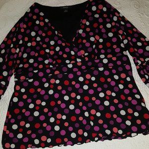 Style & Co Woman 3X Polka Dot Top